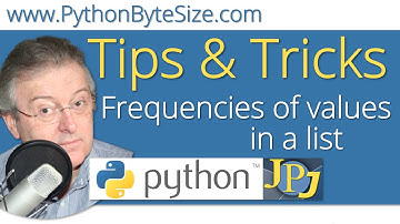 Python Tip: Frequencies of values in a list