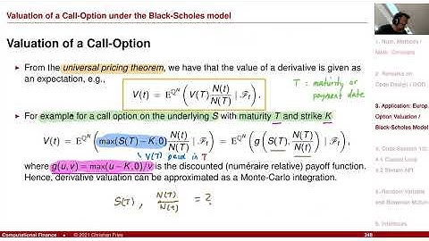 Lecture 2021 Numerical Methods: 29: Implementation of Monte-Carlo Simulation of Stoch. Processes (1)