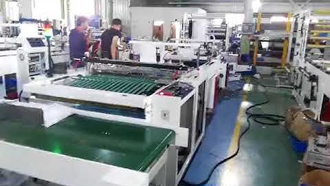 CHOVYTING side seal soft loop shopping bag making machine 60pcs/min