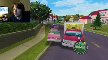 The Simpsons Hit & Run (Donut Mod) Part 3 (Magical Internet Cars)