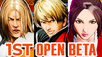 ALL 1ST OPEN BETA SUPER MOVES TUTORIAL (English Dub) - Fatal Fury: City of the Wolves (COTW)