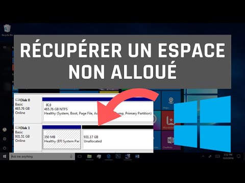 Vidéo: Comment allouer une partition non allouée ?