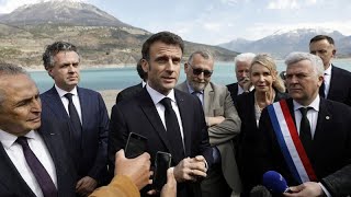 Face à la sécheresse qui s'annonce, Emmanuel Macron présente son 