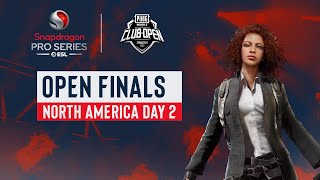 NA PUBGM Open Finals Day 2 | PUBG Mobile Club Open by Snapdragon Pro Series