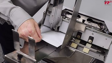 Feeder Adjustments  Loading of #10 Envelopes Portrait