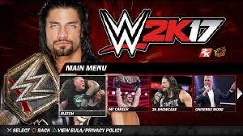 wwe 2k17 just  60 mb working easy method offline 2017