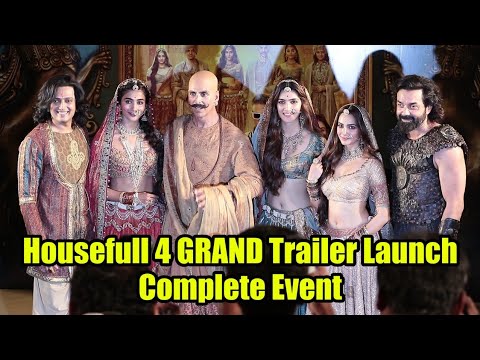 Housefull 4 GRAND Trailer Launch | Full Event | Akshay, Riteish, Bobby