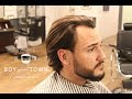 MENS LONG HAIR TUTORIAL | HD | step by step | how to style long hair