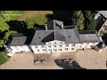 Château de Trangis d'Evreux en vue aérienne par drone