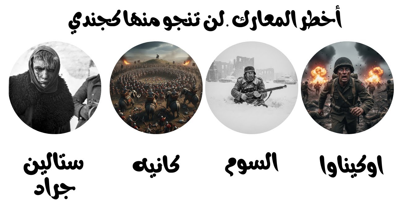 معارك مرعبه كانت جحيم للجنود