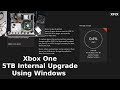 Xbox One 5TB Internal Hard Drive Upgrade Using Windows Script 6.1