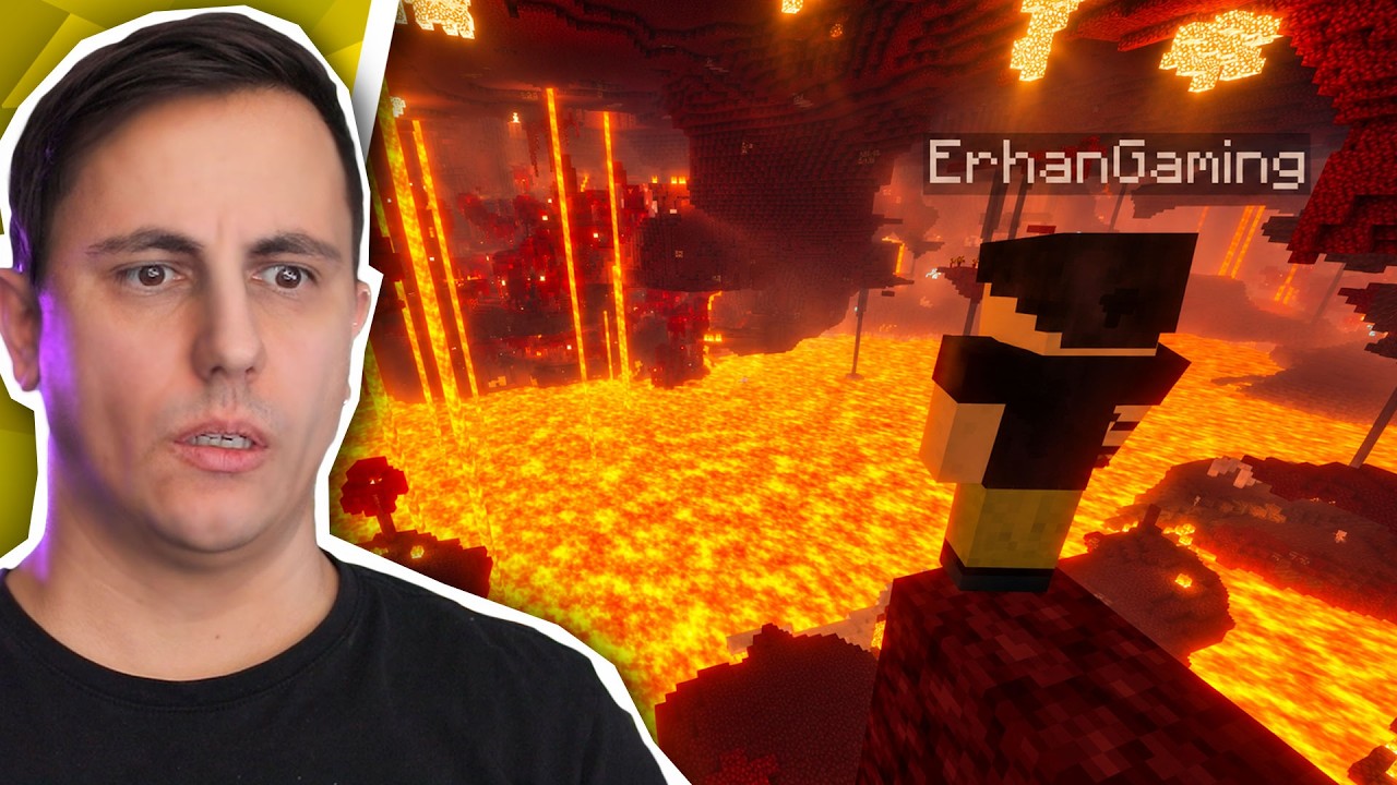 I almost got LOST in the Nether then this happened! (Minecraft Let's ...