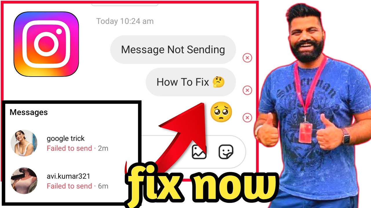 Fix message. Instagram message.