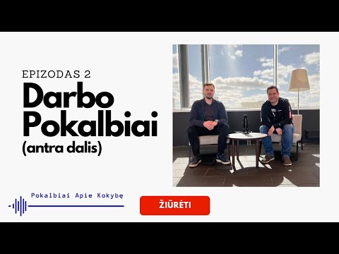 #2 Darbo pokalbiai iš vedančiojo perspektyvos