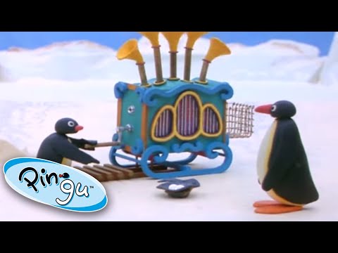 Pingu and the Barrel Organ 📣 | Pingu Official | Cartoons for Kids
