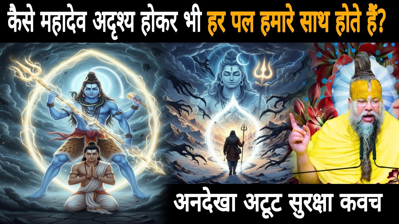 कैसे महादेव अदृश्य होकर भी हर पल हमारे साथ होते हैं?-अनदेखा अटूट सुरक्षा कवच