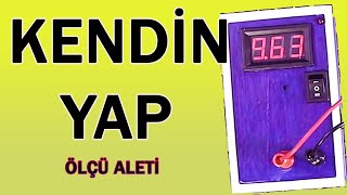 Kendi Ölçü Aletini Kendin Yap |  Pil Derdine Son?