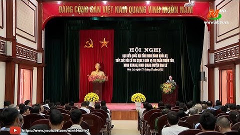 Đoàn ĐBQH tỉnh tiếp xúc cử tri huyện Hoa Lư