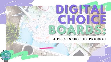 Digital Choice Boards:  A Peek Inside the Product
