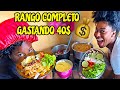 Tirando a barriga da misria rango completo com 40 reias 