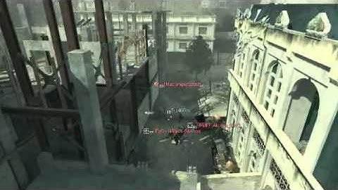 MW3 Cross Map Throwing Knife Headshot!