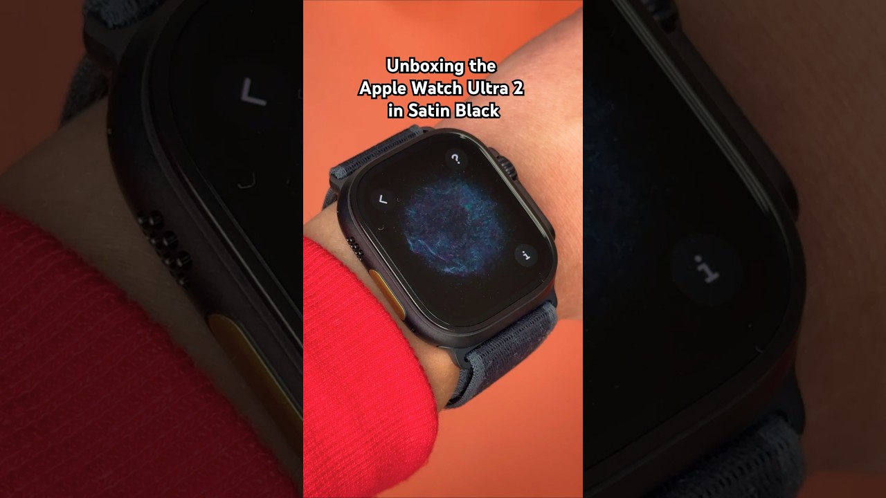 Unboxing Apple's New Satin Black Apple Watch Ultra 2