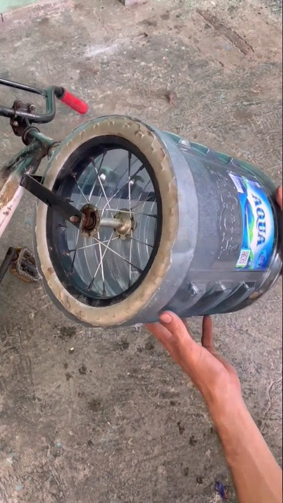 Eksperimen!! Modifikasi Sepeda Roda Galon Air
