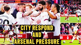 Man City keep pressure on Arsenal despite injury scare at Nottingham Forest - 5 talking points