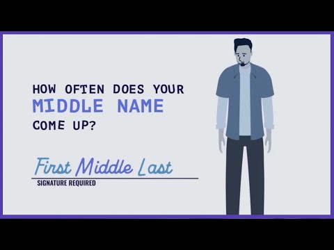 वीडियो: हमारे पास मध्य नाम क्यों हैं?