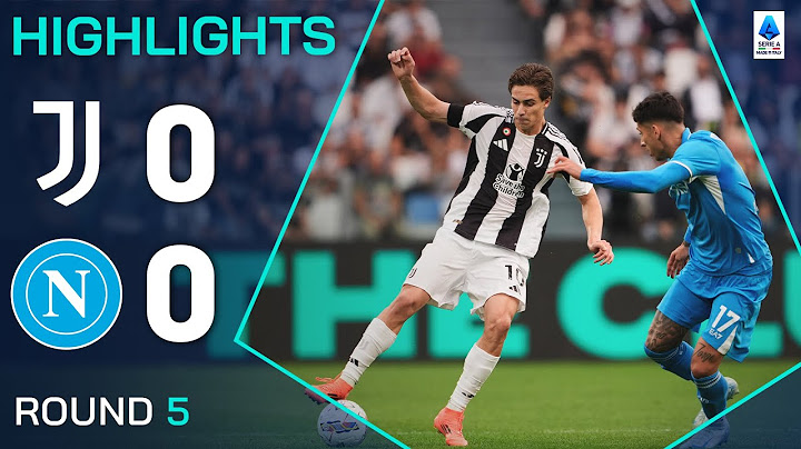 JUVENTUS-NAPOLI 0-0 | HIGHLIGHTS | The clash at the top ends in a draw | Serie A 2024/25