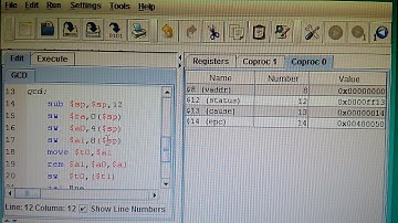 GCD MIPS code