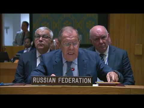 Видео: Выступление С.В.Лаврова на заседании Совета Безопасности ООН по Украине 22 сентября 2022