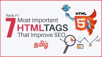 7 Most Important HTML Tags for SEO To Rank Your Website in Google #1 |On page SEO Tutorial in Tamil