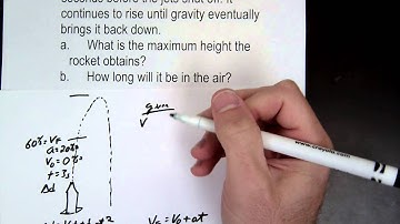 Freefall Rocket - Kinematics