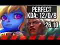 POPPY vs AMBESSA (TOP) | Perfect KDA: 12/0/8 | NA Master | 26.10