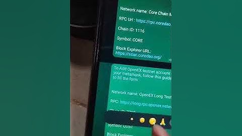 OpenEX testnet account on metamask