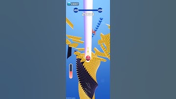 3D amazing stackball Lv 1695_1696 #stackball #shorts #gaming #tiktok #games #viral