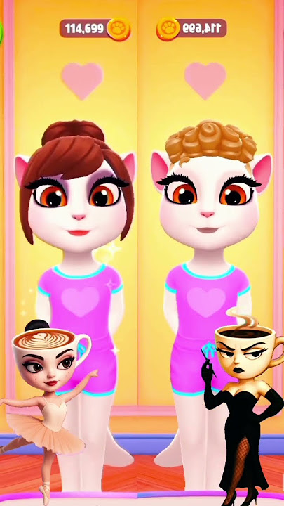 Ballerina Cappuccino V/Sespressora Signora my Talking Angela 2🌟 #mytalkingangela2 #cosplay #makeover