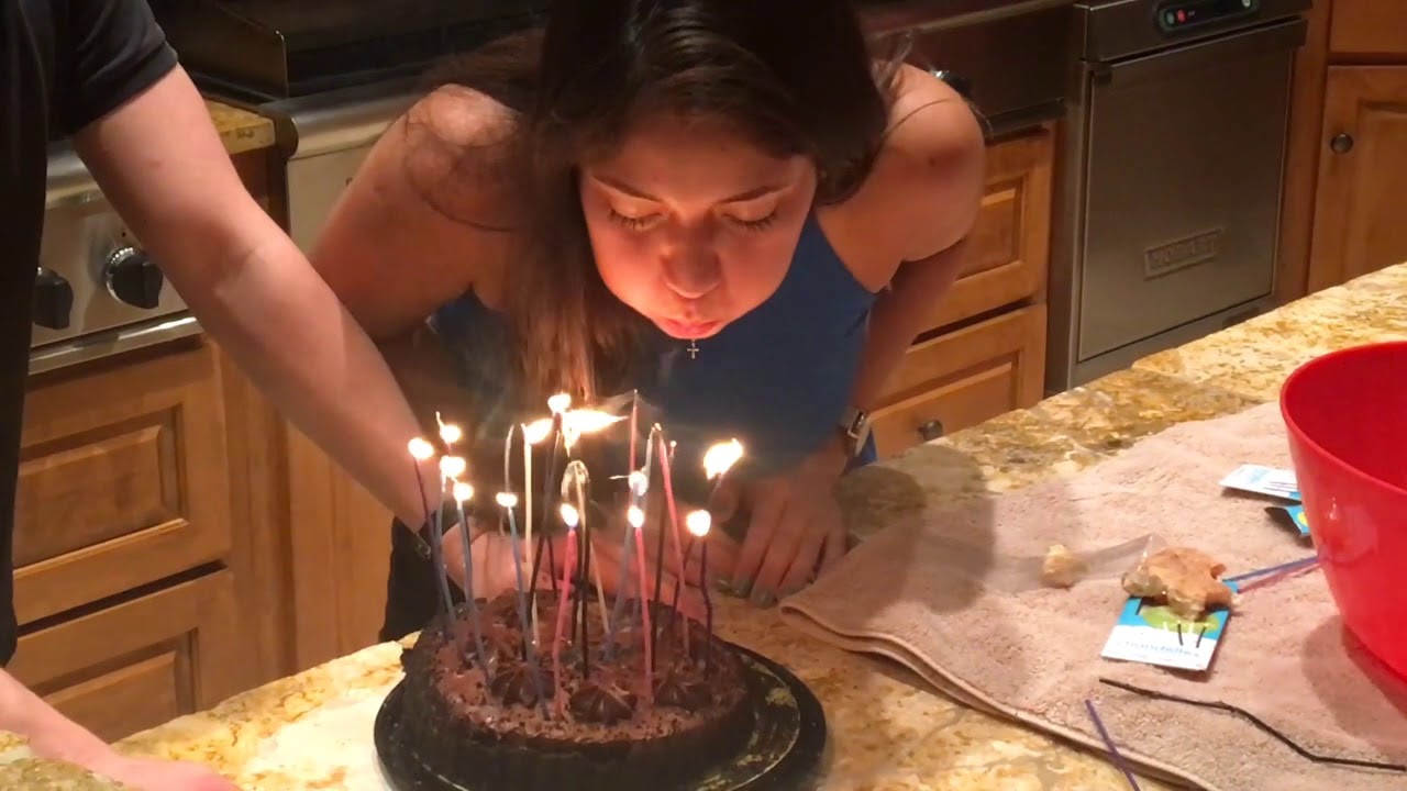 HER HAIR CAUGHT ON FIRE YouTube