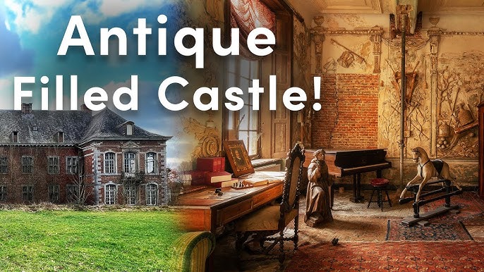 eerie abandoned Scottish castle interior