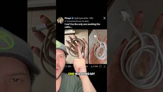 PSA, you can clean your charging cables #tech #apple #iphone