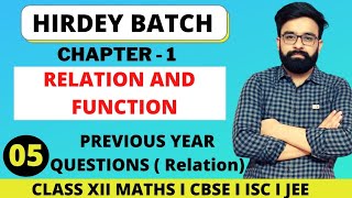 Previous Year Questions | Chapter 1 | Class 12 Maths