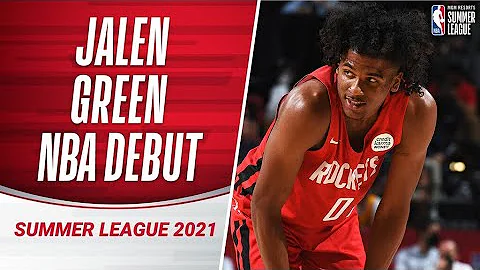 #2 Pick Jalen Green BALLS OUT in NBA Debut (23 PTS)