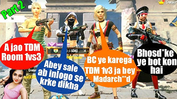 Random player call me noob and I challenge for room Pubg Mobile|Part - 2