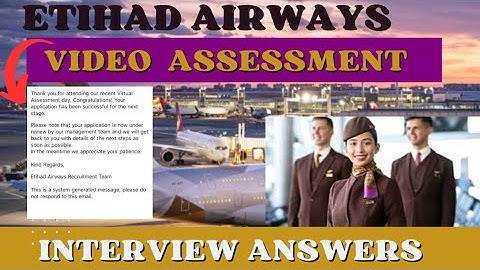 Etihad Airways Cabin Crew Video Interview: Questions & Answers | Ace Your Interview!