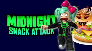 SCARY FOOD! Midnight Snack Attack (Roblox) Gameplay SallyGreenGamer Geegee92 Family Friendly