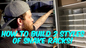 How to Build Snake Racks - TWO DIFFERENT METHODS!