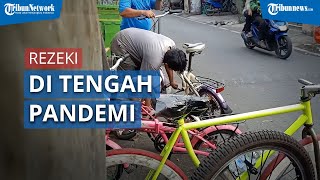 Pemilik Bengkel Sepeda Senang Ramai Pelanggan Walau Sparepart Jadi Langka