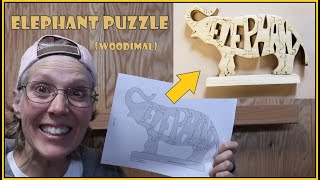 Elephant Puzzle (Woodimal)