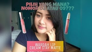 Wardah Exclusive Matte Lip Cream 09 Mauve On (4g)